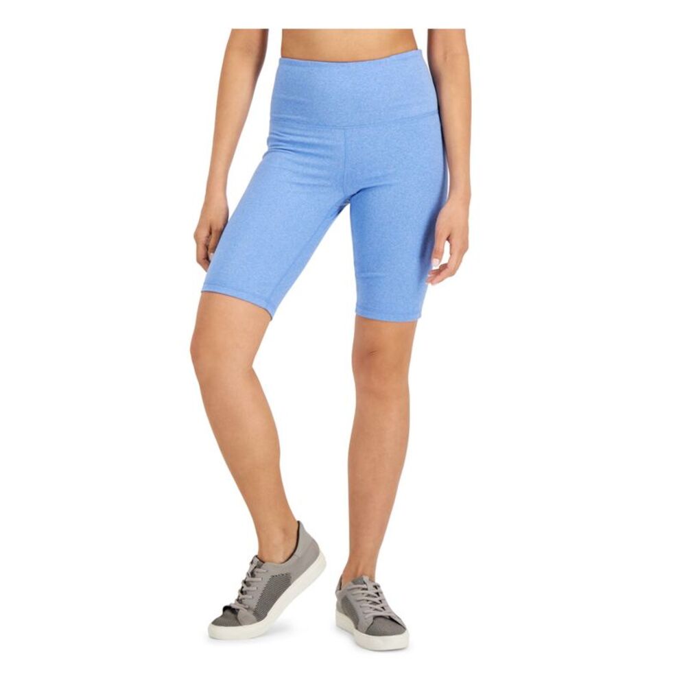 IDEOLOGY Womens Blue Moisture Wicking Upf 50 Active Wear High Waist Shorts XS